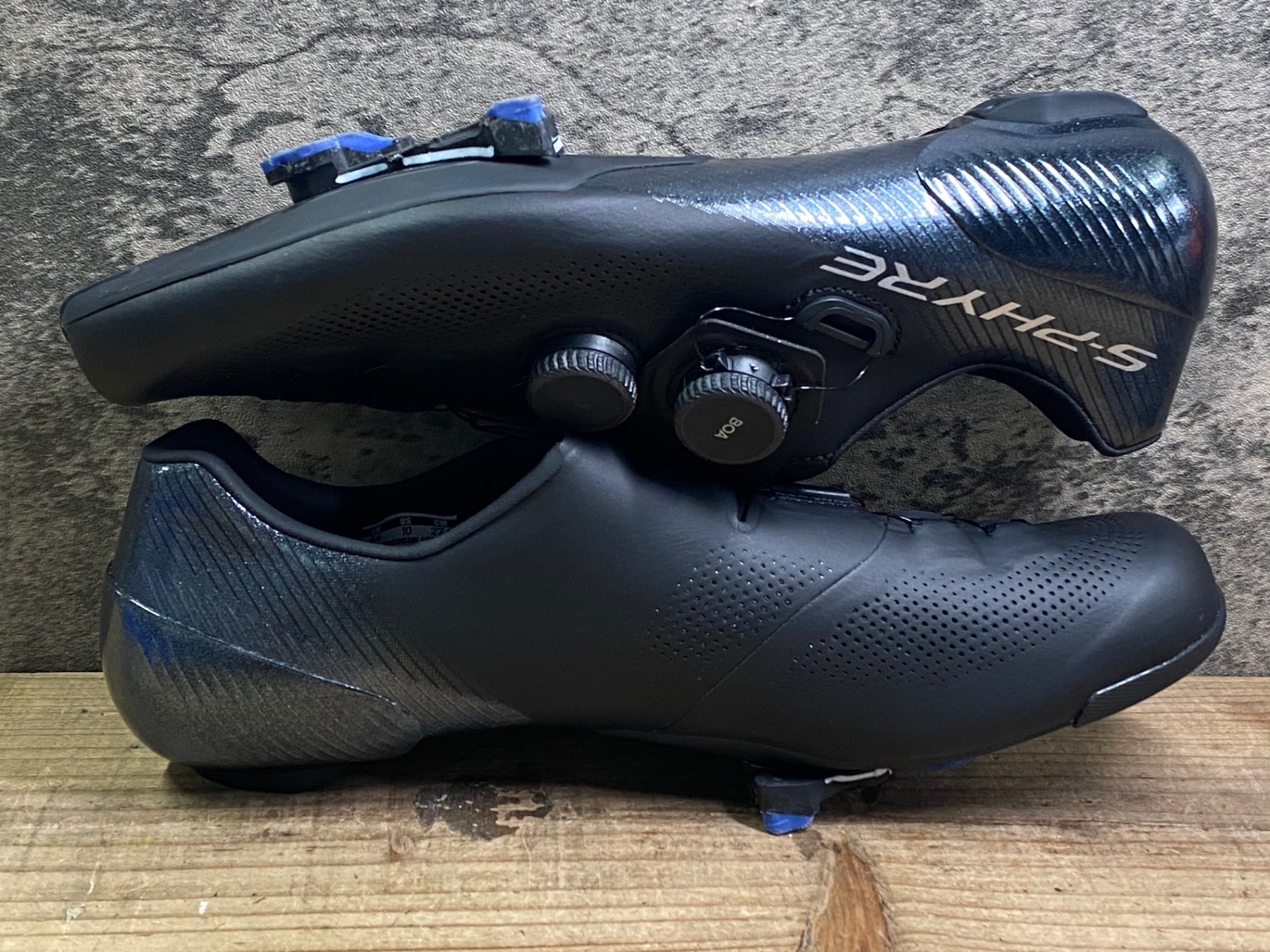 JJ348 シマノ SHIMANO RC9 SH-RC903M ビンディングシューズ 黒 EU44