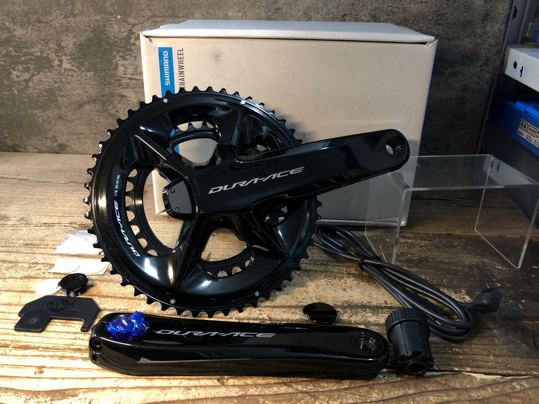 JK499 シマノ SHIMANO デュラエース DURA-ACE FC-R9200-PX パワーメーター クランクセット 50/34T 170mm 動作確認済み