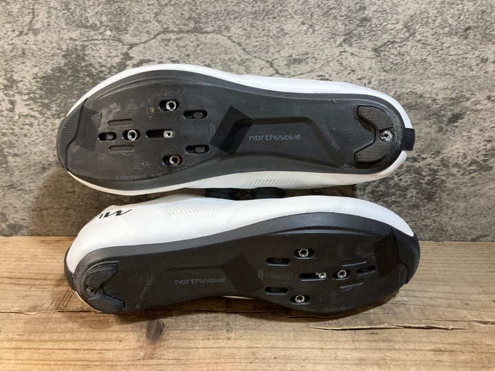 KH148 ノースウェーブ northwave REVOLUTION WIDE ビンディングシューズ SPD-SL EU41 白