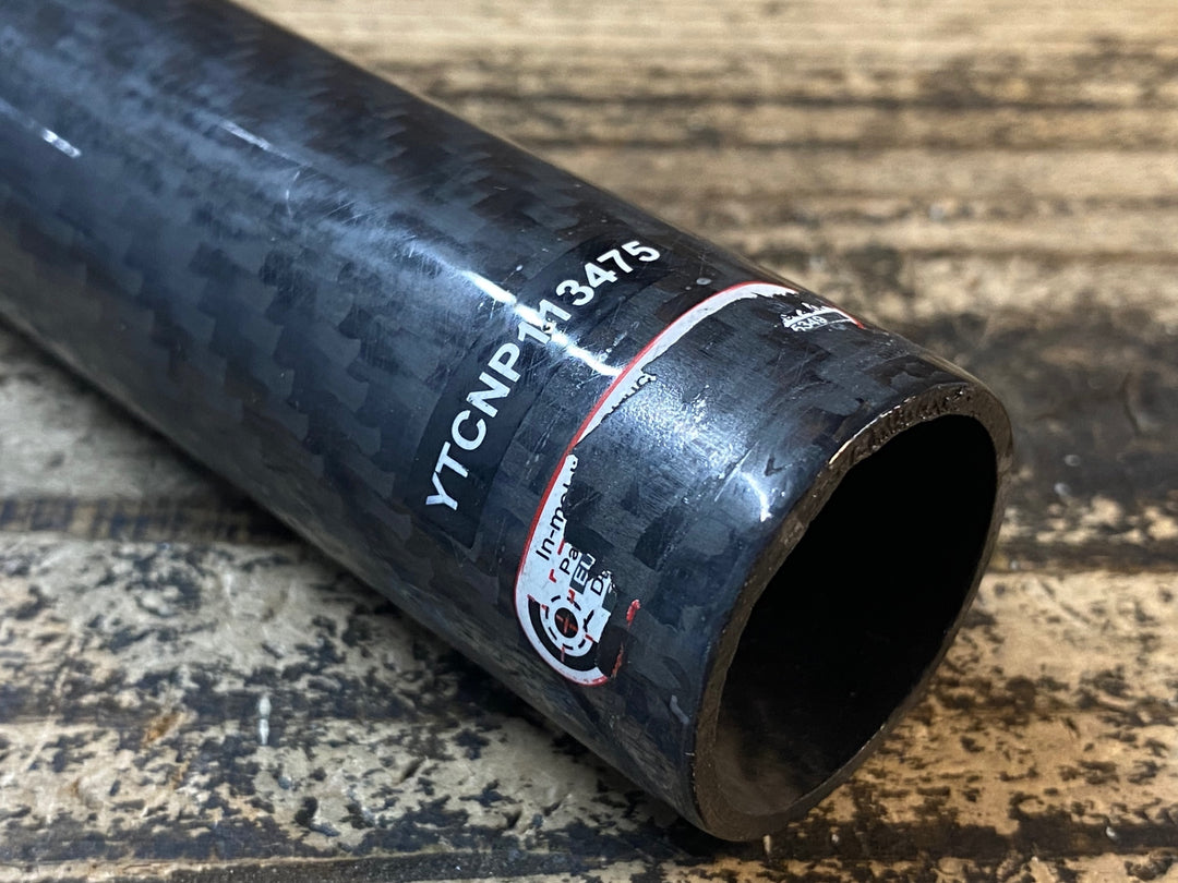 JG652 コルナゴ COLNAGO カーボン シートポスト Φ31.6 350ｍｍ 白 ※ヤグラ部締め込みのひび割れ