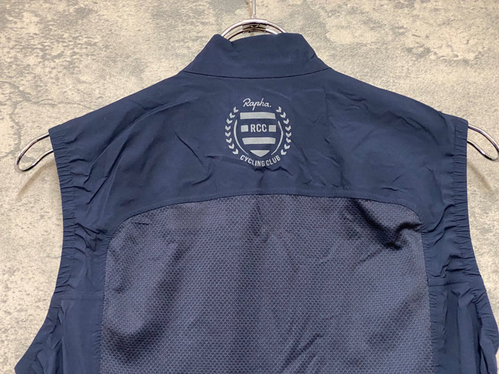 JZ977 ラファ Rapha RCC PRO TEAM LIGHTWEIGHT GILET ジレ サイクルベスト ネイビー S