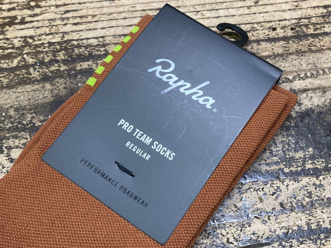 JJ945 ラファ Rapha PRO TEAM SOCKS ソックス 茶 レギュラーサイズ M