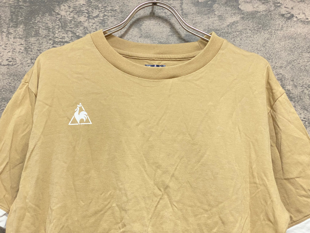 JZ840 ルコックスポルティフ le coq sportif 半袖 Tシャツ カーキ S