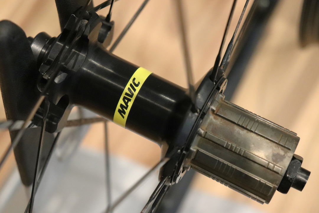 訳アリ マヴィック MAVIC キシリウム エリート KSYRIUM ELITE UST アルミ チューブレスレディ ホイールセット シマノ11S/12S 【仙台店】