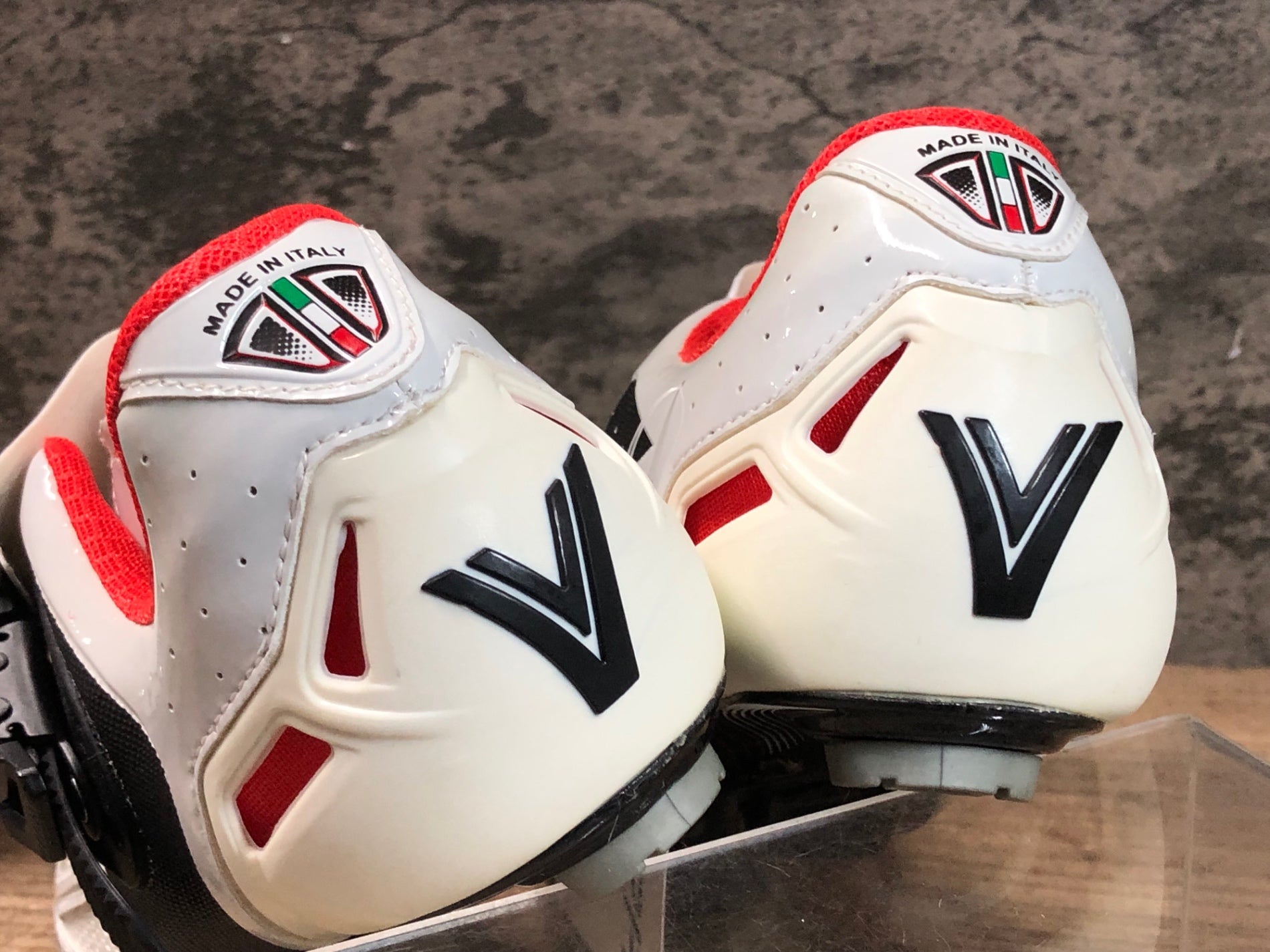 JU320 ヴィットリア Vittoria SPEED ビンディングシューズ 白 EU41 1/2