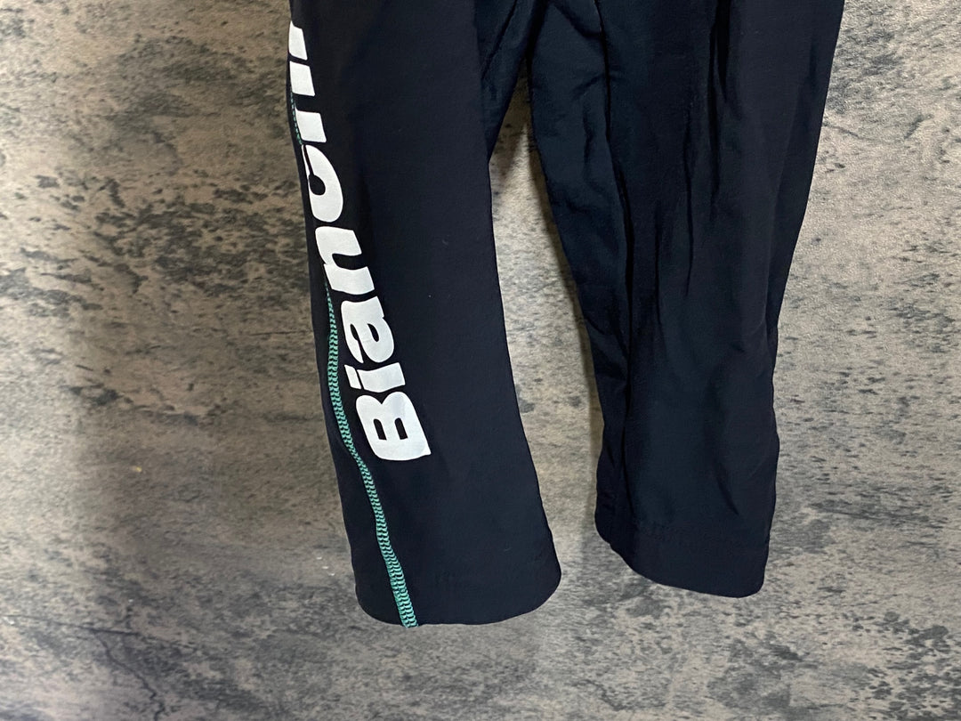 JV753 ビアンキ Bianchi ビブタイツ 黒 M パッドへたり 裏起毛