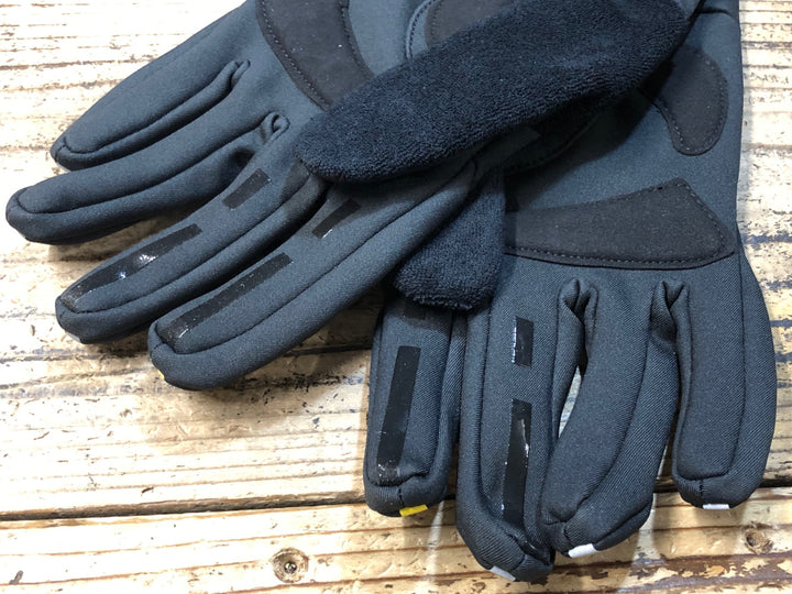 KH676 マヴィック MAVIC AKSIUM THERMO GLOVE 長指 グローブ 黒 M 裏起毛