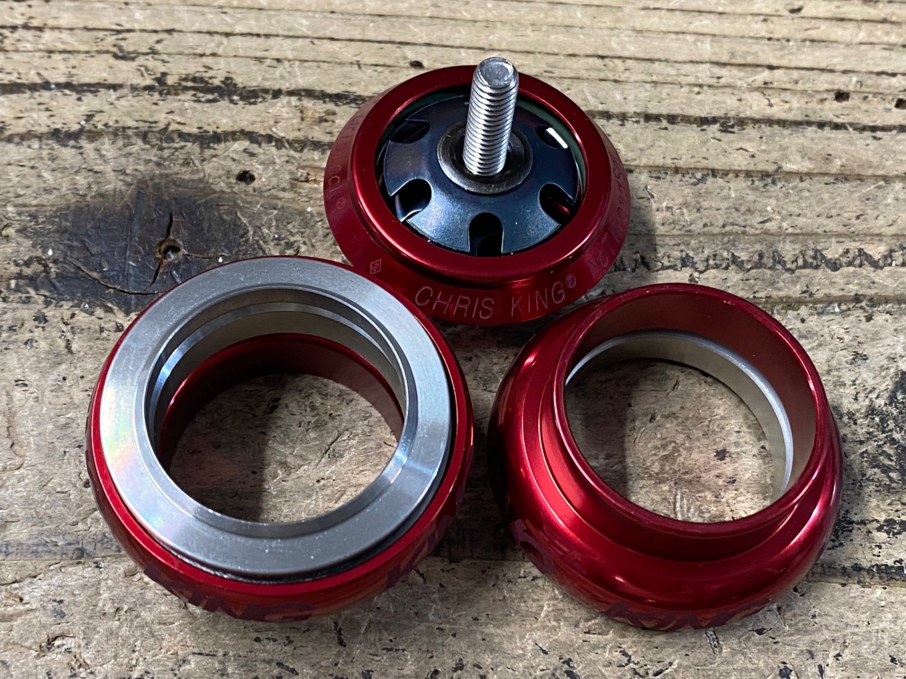 KD385 クリスキング CHRIS KING Nothreadset 1-1/8 SV FR0045 ヘッド