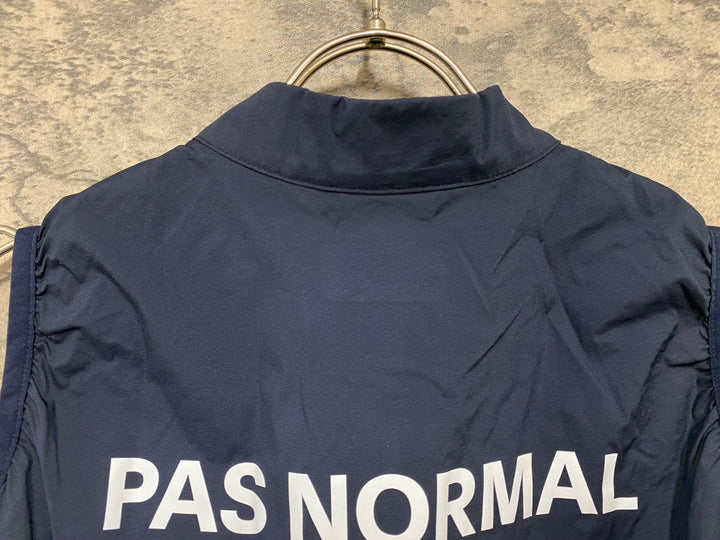 JY504 パスノーマルスタジオ PAS NORMAL STUDIOS Mechanism Stow Away Gilet ジレ サイクルベスト ネイビー M