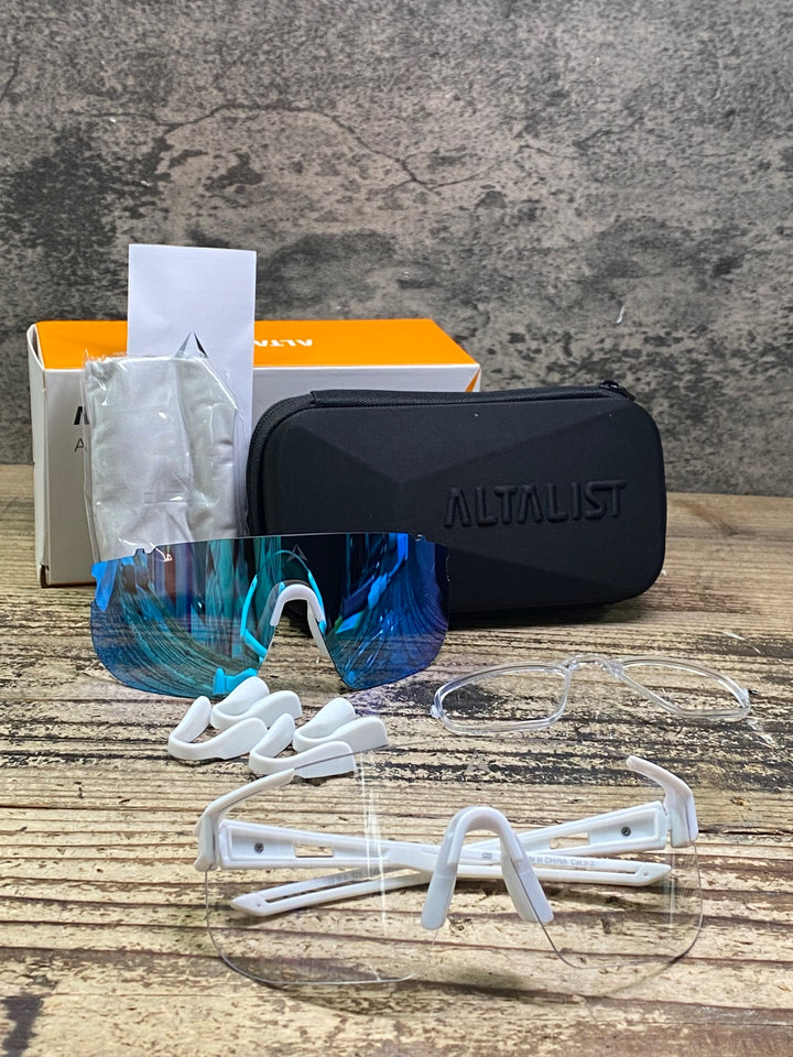 JP330 アルタリスト ALTALIST KAKU SP4 サングラス アイウェア 黒 クリアレンズ レンズ付属