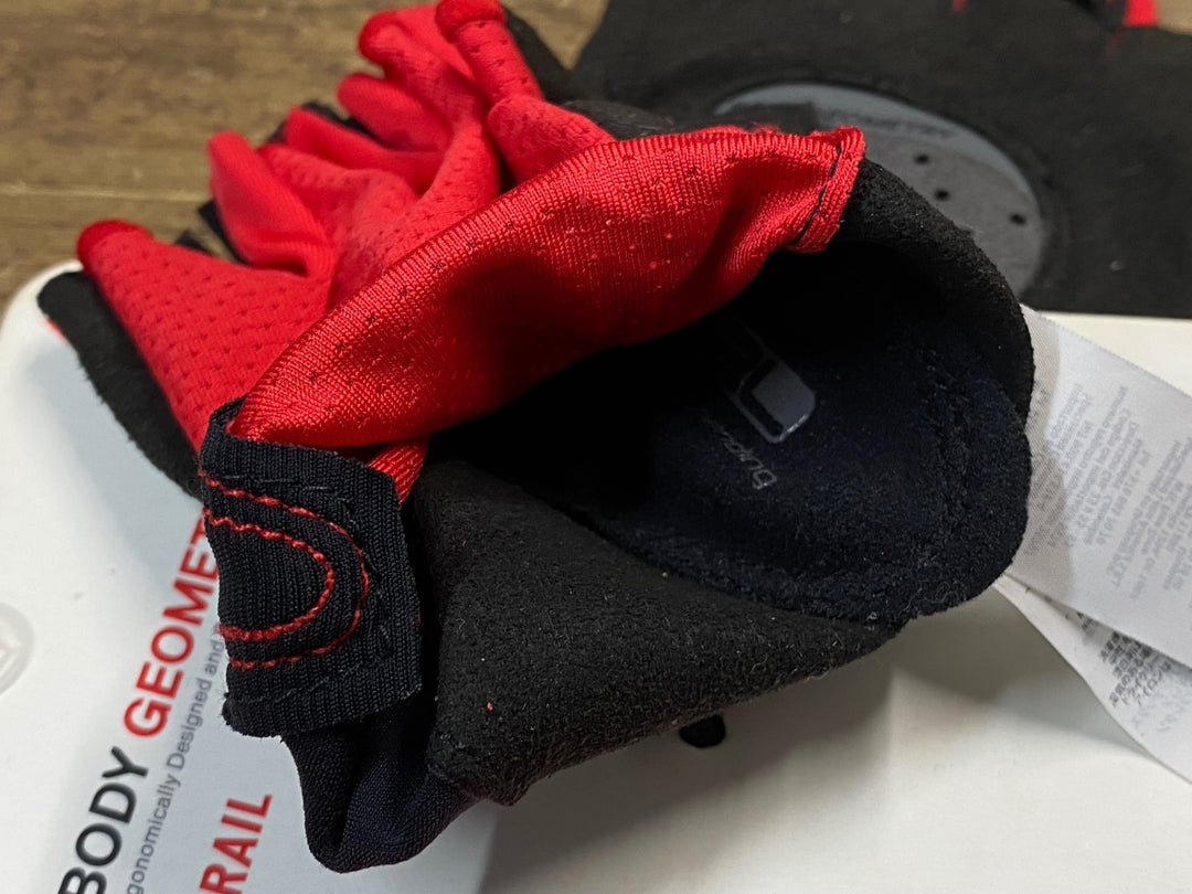 JV679 スペシャライズド SPECIALIZED BG GRAIL 指切 サイクルグローブ 赤 S