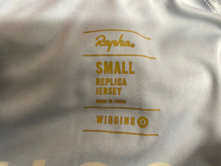 KK138 ラファ Rapha WIGGINS REPLICA JERSEY 半袖 サイクルジャージ 紺 赤 S