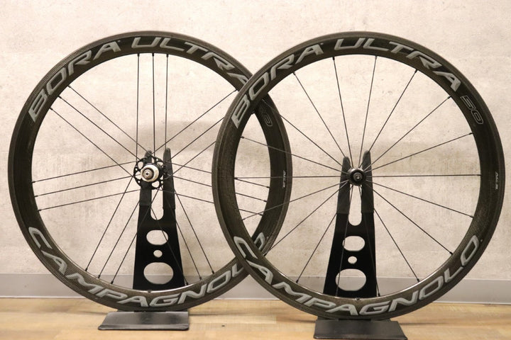 カンパニョーロ CAMPAGNOLO ボーラ ウルトラ BORA ULTRA 50 AC3 カーボン クリンチャー ホイールセット シマノ 12/11S 【さいたま浦和店】