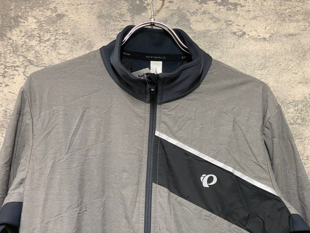 JZ248 パールイズミ PEARL iZUMi 長袖 サイクルジャケット グレー L 裏起毛