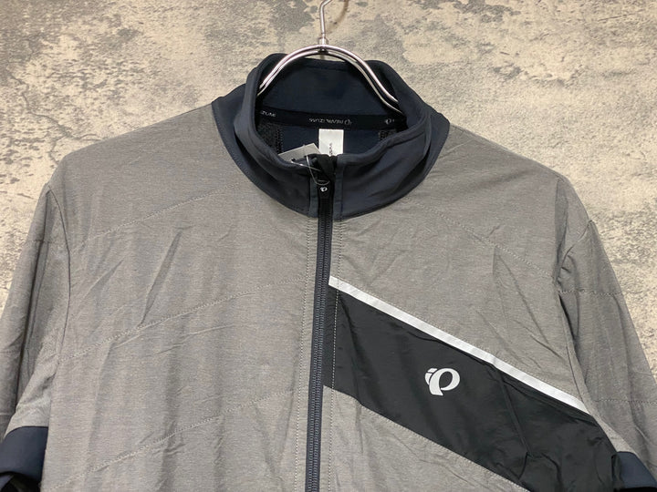 JZ248 パールイズミ PEARL iZUMi 長袖 サイクルジャケット グレー L 裏起毛