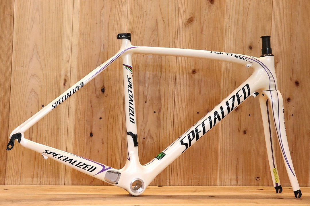 スペシャライズド SPECIALIZED ターマック TARMAC EXPERT 2009年モデル 52サイズ カーボン ロードバイク フレームセット 【芦屋店】