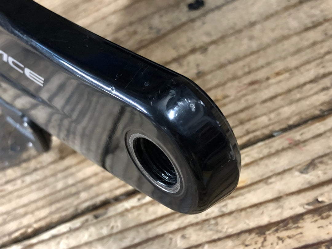 IS934 シマノ SHIMANO デュラエース DURA-ACE FC-R9100 クランクアーム 165mm 4IIII両足計測パワーメーター付属 ※右ベース部分割れのためジャンク