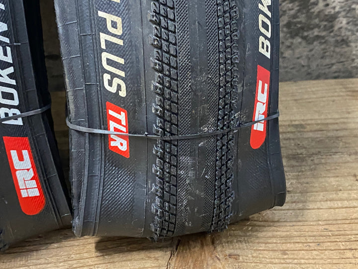 KH500 iRC TIRE BOKEN PLUS TLR タイヤ 700x38c 黒 2本セット