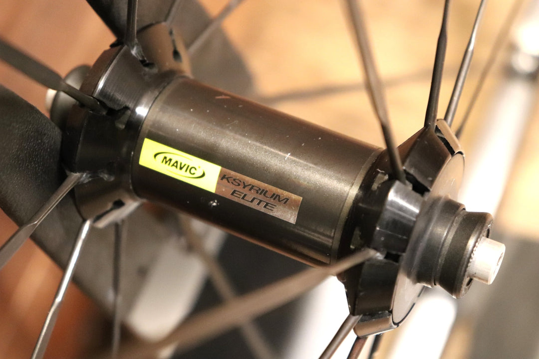 マヴィック MAVIC キシリウム エリート KSYRIUM ELITE アルミ クリンチャー ホイールセット シマノ11/12S 【東京南麻布店】