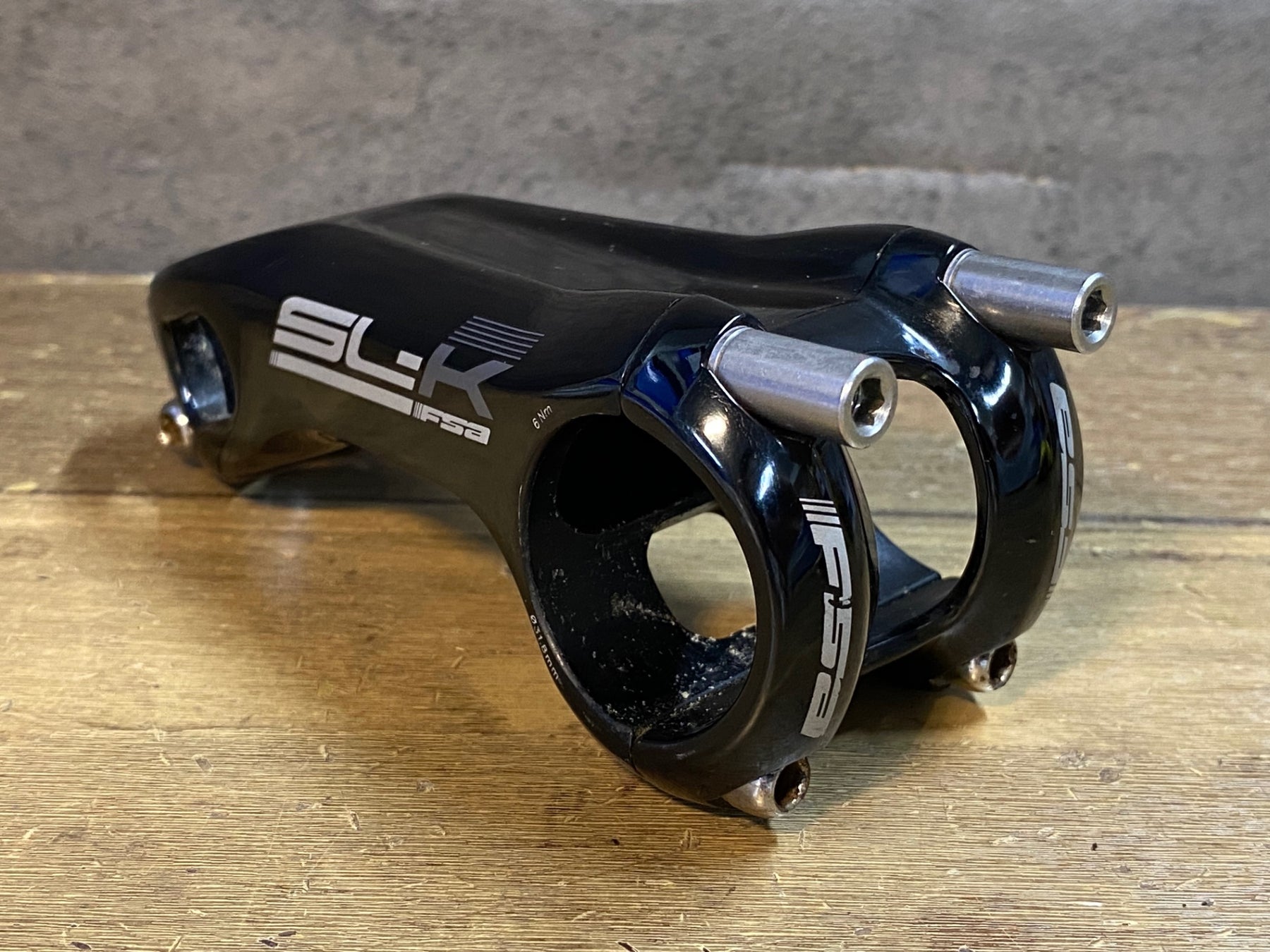 JS134 FSA SL-K アルミ ステム 黒 80mm Φ31.8 OS -20° ※ボルト社外品