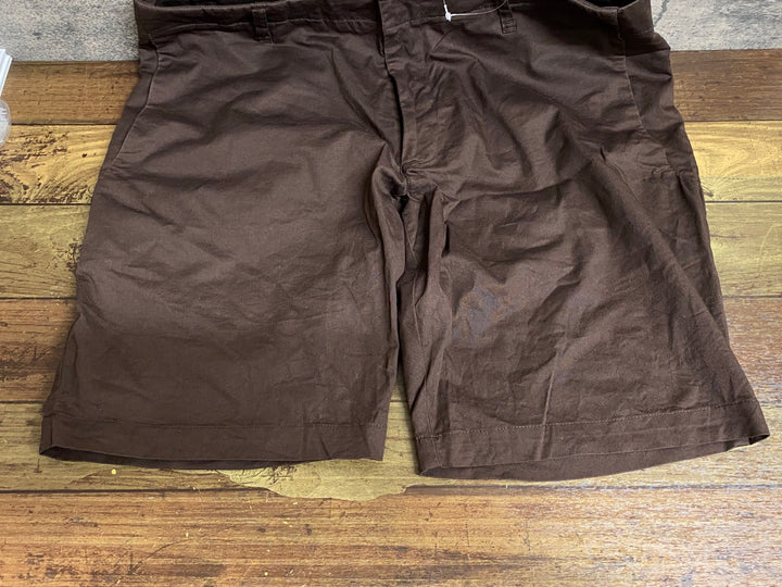 KA643 ラファ Rapha COTTON SHORT ハーフパンツ ブラウン 34