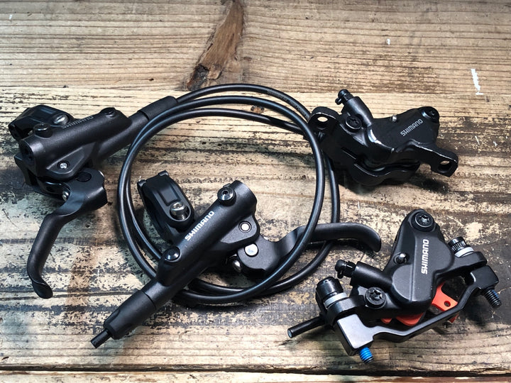 JM164 シマノ SHIMANO BL-M6100 BR-M6120 ディスクブレーキ レバー キャリパー 4ピボット セット Φ22.2