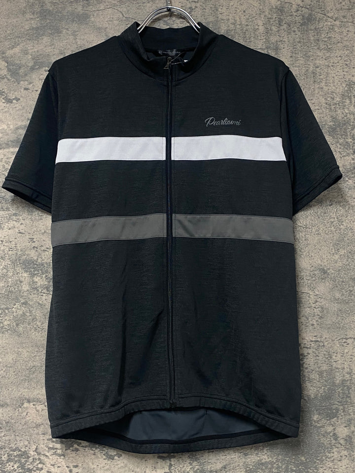 KJ044 パールイズミ PEARL iZUMi 半袖 サイクルジャージ 黒 M