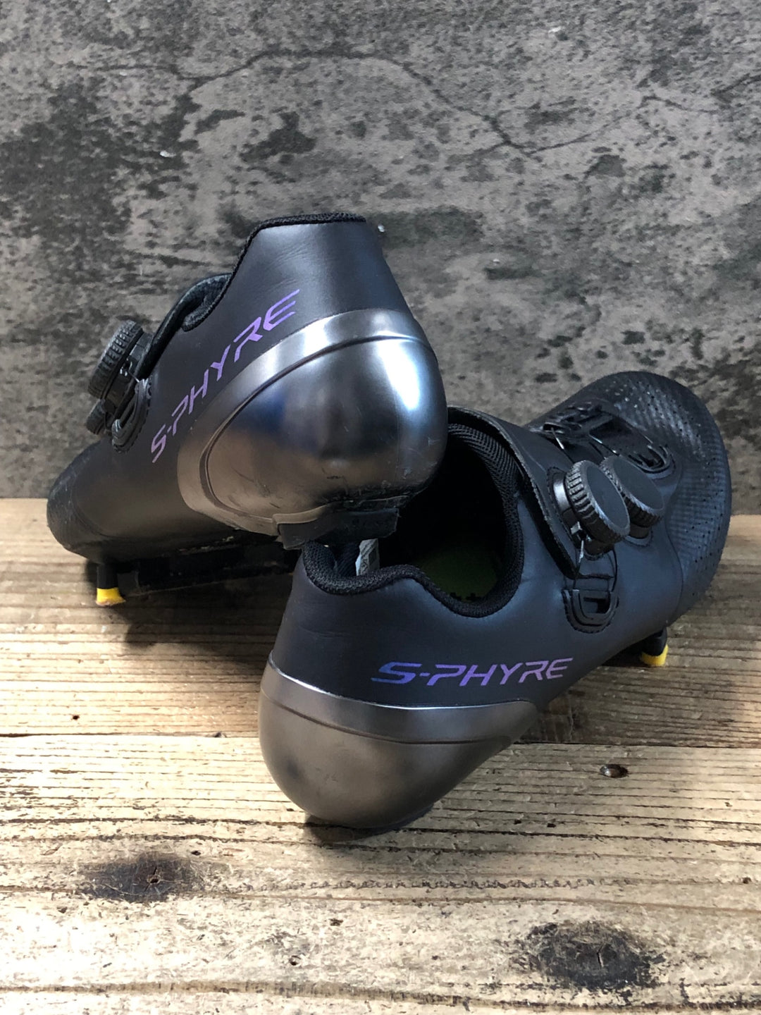JY608 シマノ SHIMANO S-PHYRE RC9 SHRC902M L01 S ビンディングシューズ 3穴 BOA Li2 黒 EU41 SPECIALIZED BG SL FOOTBED +++ EU40-41 インソール