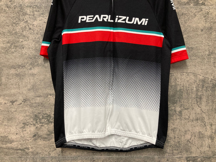 JS984 パールイズミ PEARL iZUMi 半袖 サイクルジャージ 黒 白 BL