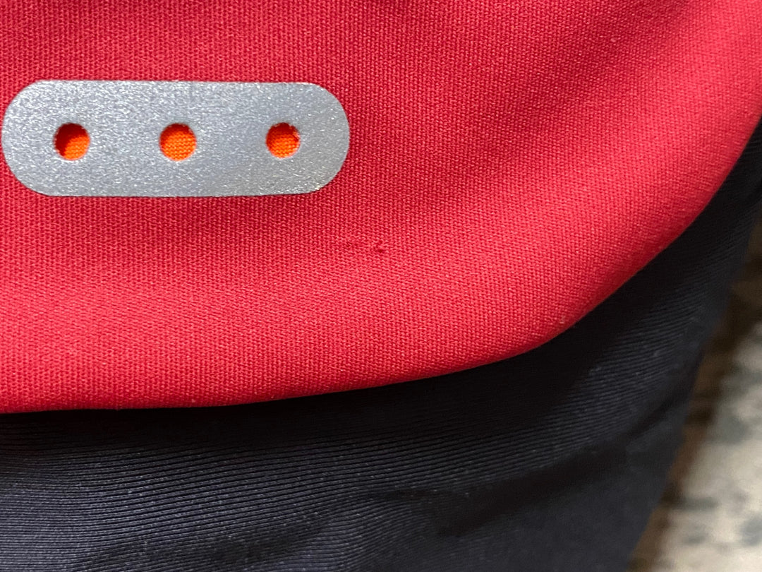 JQ911 カステリ CASTELLI ROSSO CORSA ALPHA RoS 2 JACKET 長袖 サイクルジャケット 赤 M 裏起毛