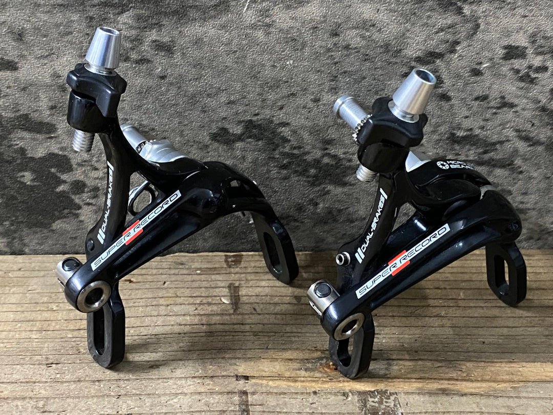 KA909 カンパニョーロ Campagnolo スーパーレコード SUPERRECORD ブレーキキャリパー シューホルダー無し 前後セット