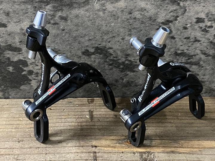 KA909 カンパニョーロ Campagnolo スーパーレコード SUPERRECORD ブレーキキャリパー シューホルダー無し 前後セット
