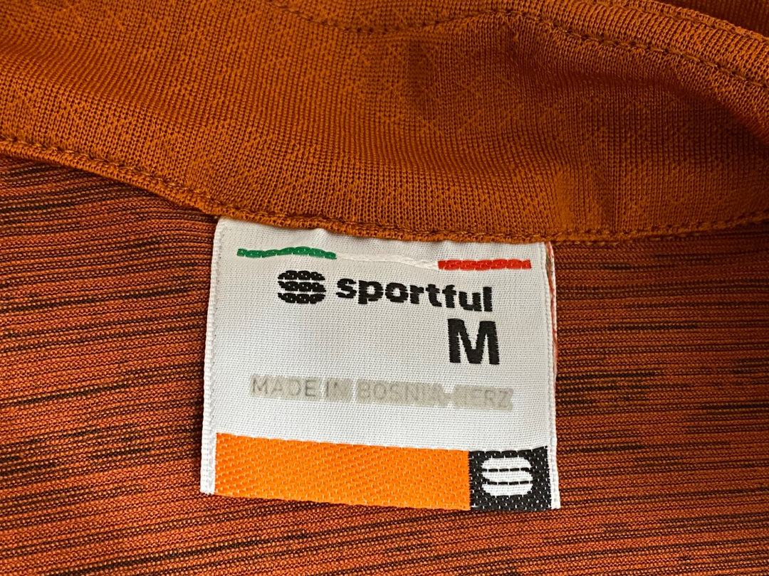 JQ826 スポーツフル sportful 半袖 サイクルジャージ オレンジ M ※ほつれあり