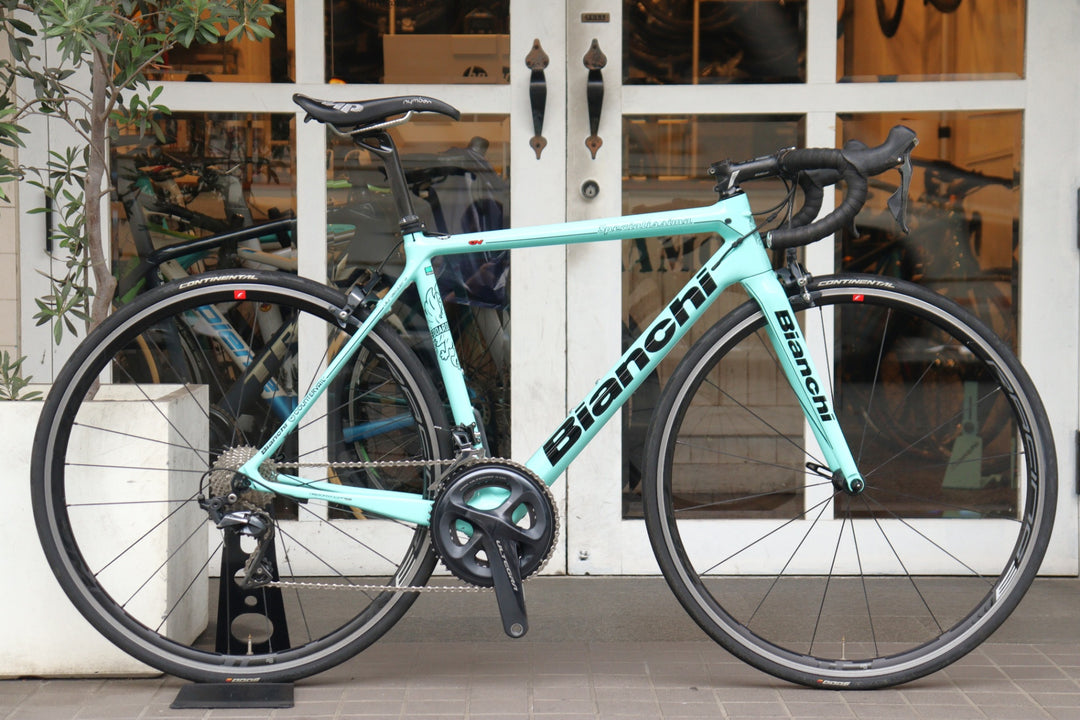 ビアンキ Bianchi スペシャリッシマ SPECIALISSIMA 2016モデル 500サイズ シマノ アルテグラ R8000 11S カーボン ロードバイク RACING 3 【横浜店】