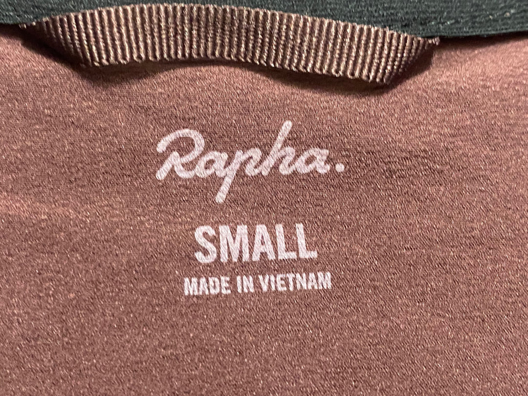 JN424 ラファ Rapha WOMEN'S SILK FLYWEIGHT JERSEY 半袖 サイクルジャージ 茶 S