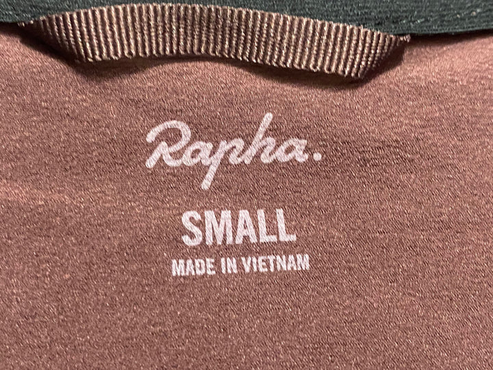 JN424 ラファ Rapha WOMEN'S SILK FLYWEIGHT JERSEY 半袖 サイクルジャージ 茶 S
