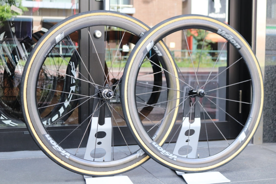 ヴィジョン VISION トライマックス TRIMAX CARBON 40 LTD カーボン チューブラー ホイールセット シマノ 12/11S 【東京南麻布店】