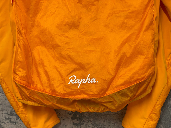 KH022 ラファ Rapha BREVET INSULATED JACKET 長袖 サイクルジャケット オレンジ XS ※袖部毛玉あり
