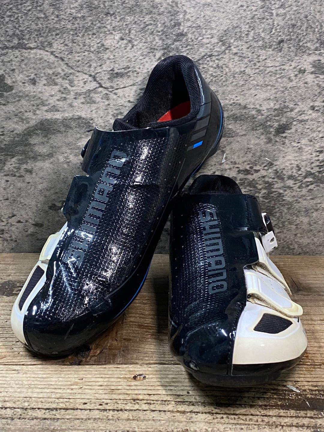 JV193 シマノ SHIMANO SH-R171WE ビンディングシューズ SPD-SL 40.5E ワイド