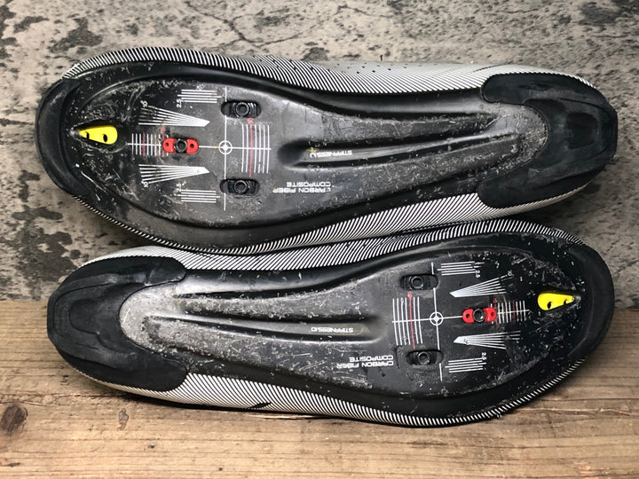 JP858 シマノ SHIMANO RC7 SH-RC700-S W ビンディングシューズ 3穴 白 EU44