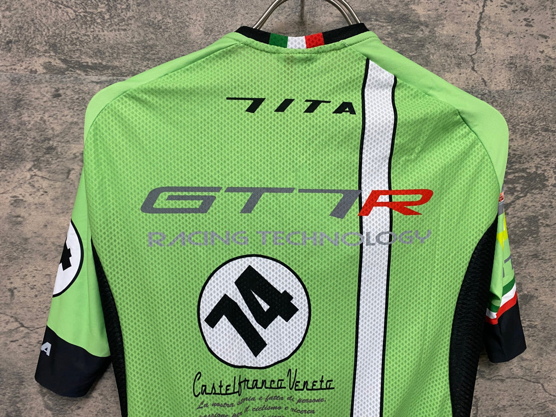 JW082 ジェッセージ GSG 半袖 サイクルジャージ グリーン S