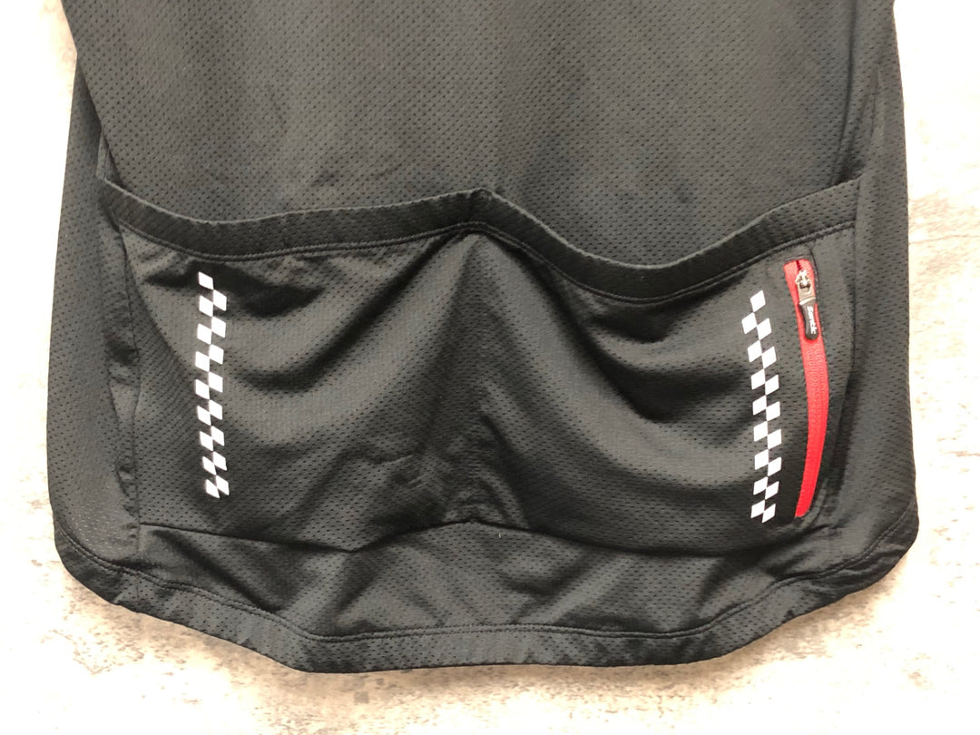 KD676 サンティック SANTIC 半袖 サイクルジャージ 黒 2XL