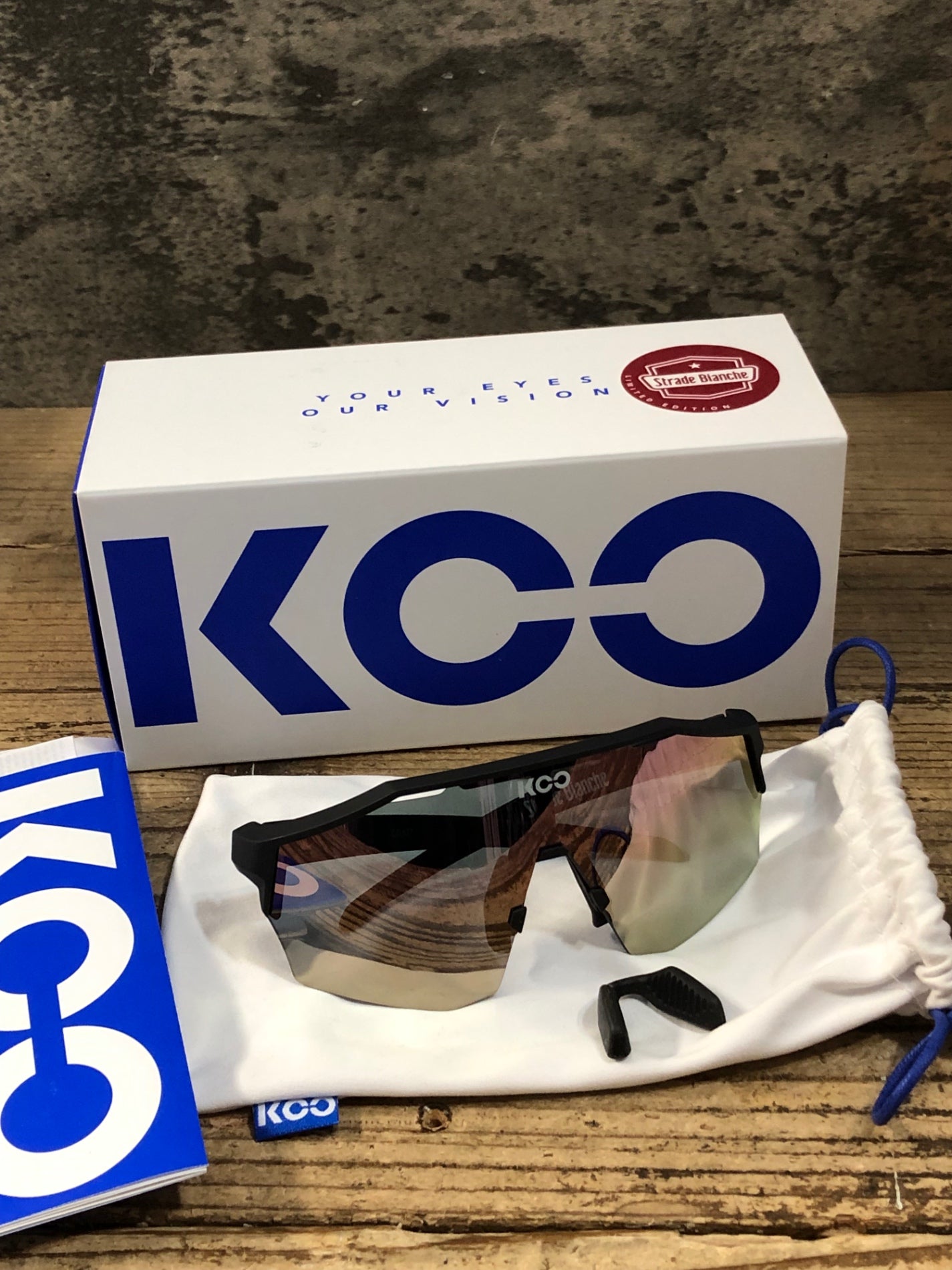 kouさん専用出品3 KA580 クー KOO ALIBI STRADE BIANCHE サングラス アイウェア ブラック