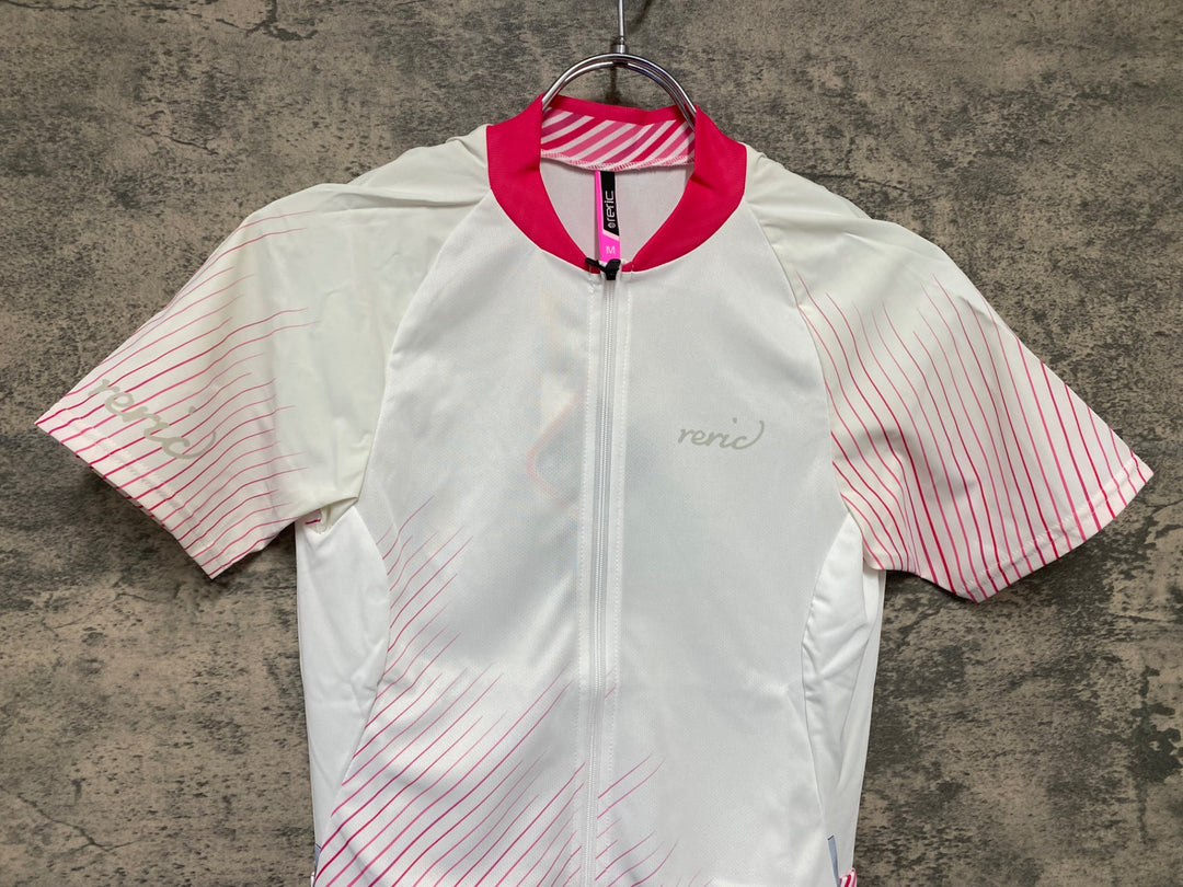 JW013 レリック reric Women's Himalia SS Jersey 半袖サイクルジャージ M 白 レディース