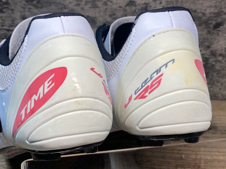 JR516 タイム TIME ULTEAM RS CARBON ビンディングシューズ 白 EU41.5