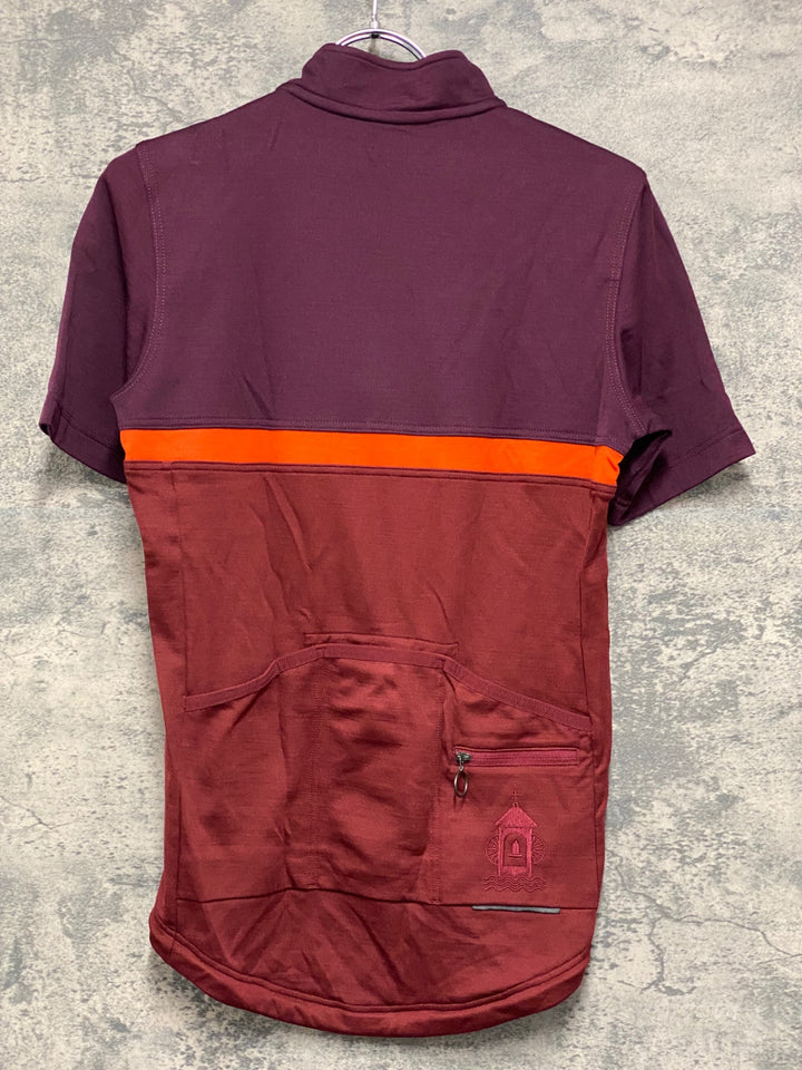 JV231 ラファ Rapha CLUB JERSEY 半袖 サイクルジャージ 赤 S