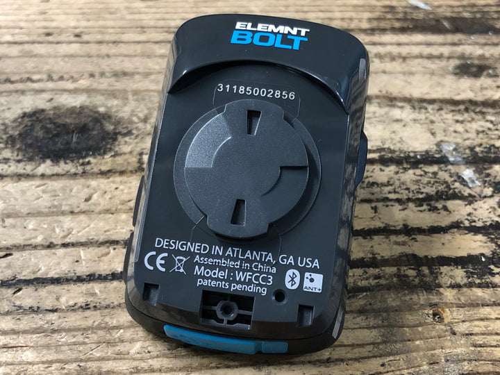 KJ400 ワフー Wahoo エレメント ELEMNT BOLT WFCC3 サイクルコンピューター セット 起動確認済