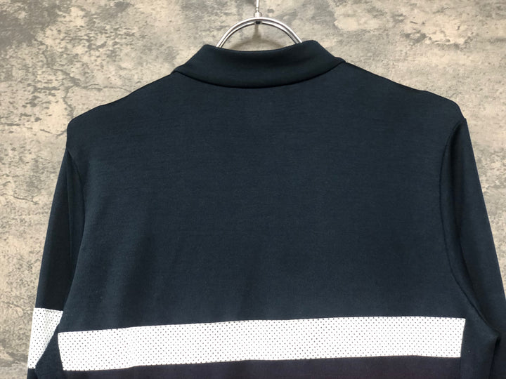 KI982 ラファ Rapha BREVET LONG SLEEVE JERSEY 長袖 サイクルジャージ ネイビー M