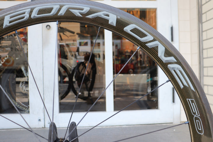 カンパニョーロ CAMPAGNOLO ボーラ ワン BORA ONE 50 カーボン クリンチャー ホイールセット シマノ11/12S 【横浜店】