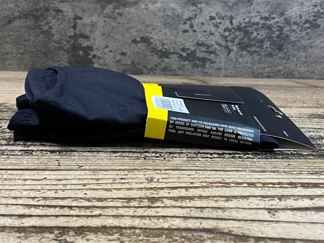 JQ184 アソス assos kneeWarmer EVO7 ニーウォーマー 黒 1 裏起毛